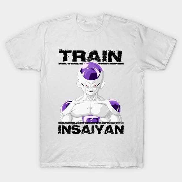 Train Frizzy Insaiyan T-Shirt by nicksoulart